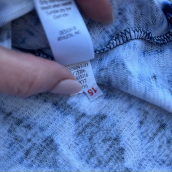 Athleta Blue Breezy Print Tie Dye Tank Top Size XXS - Picture 11 of 11